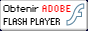 Obtenir Adobe Flash player